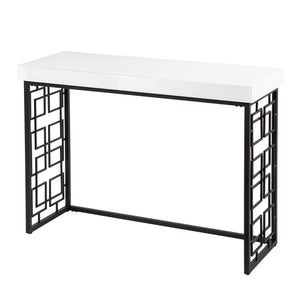 Modern glass-top console table Image 7