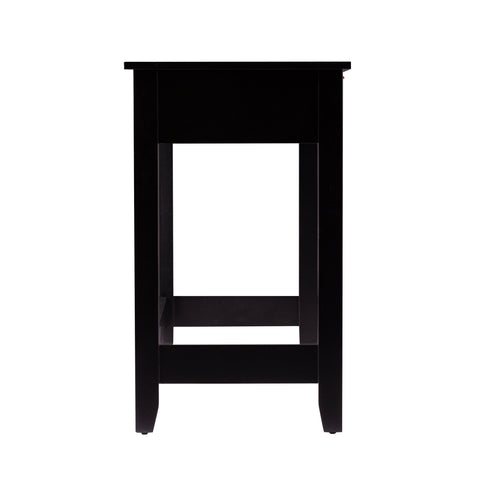 Image of Two-tone entryway table w/ storage Image 8