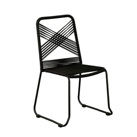 Pair of stacking, all-weather patio chairs Image 5