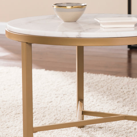 Image of Small space ready cocktail table or oversized accent table Image 9