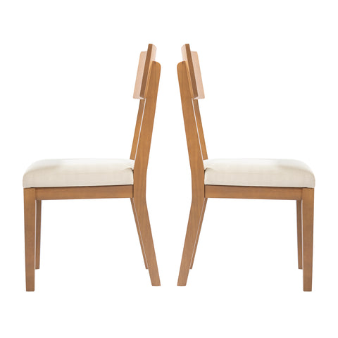 Image of Pair of farmhouse dining chairs Image 6