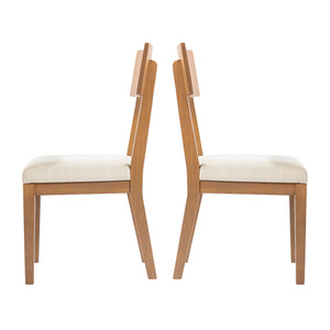 Pair of farmhouse dining chairs Image 6
