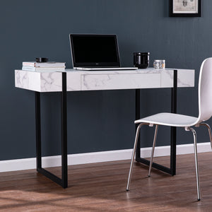 Contemporary writing desk w/ storage Image 1
