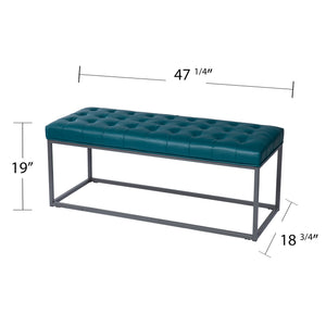 Modern upholstered bench Image 7