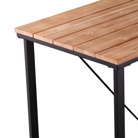 Image of Sleek bar-height dining table Image 8