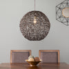 Round pendant shade w/ woven look Image 1