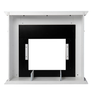 Two-tone hued electric fireplace Image 5