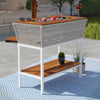 Outdoor serving station w/ drink compartment Image 1