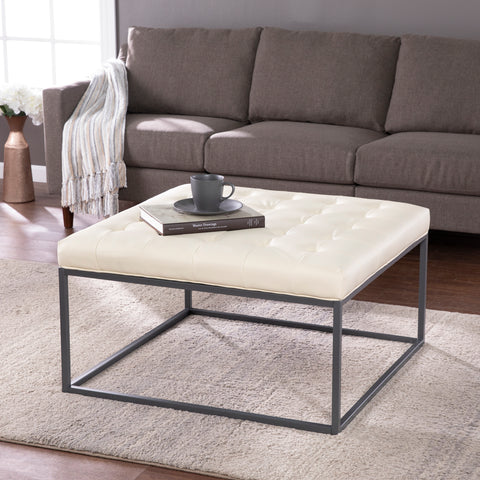 Image of Modern upholstered ottoman or coffee table Image 1