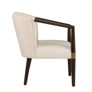Elegant upholstered armchair Image 5