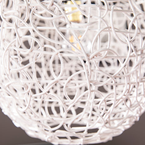 Round pendant shade w/ woven look Image 2