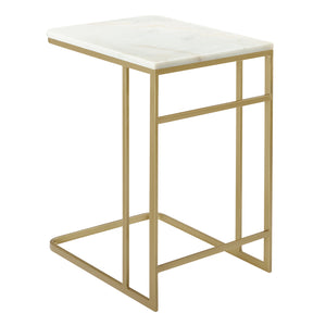 Glam C-table with marble tabletop Image 4