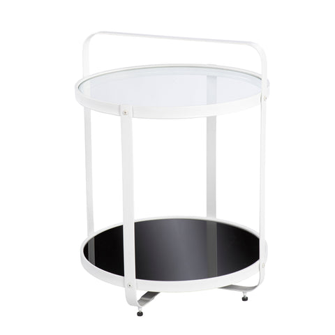 Round two-tone side table Image 6