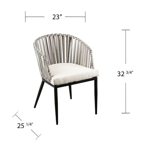 Patio chairs w/ matching accent table Image 5