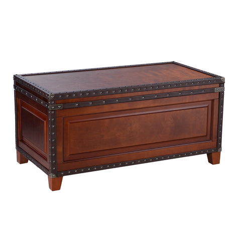 Trunk style coffee table w/ storage Image 2