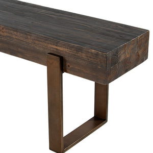 Multifunctional bench seating w/ reclaimed wood seat Image 6
