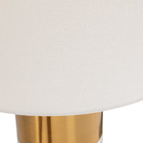 Two-tone table lamp w/ shade Image 5