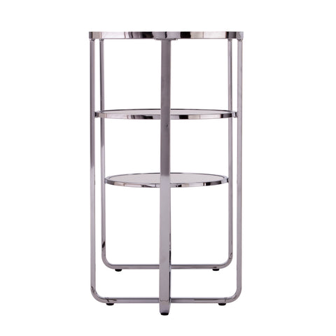 Image of Maxina Mirrored Console Table w/ Storage