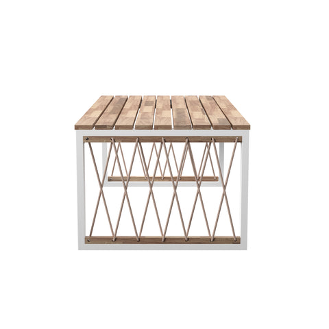 Image of Slatted outdoor coffee table Image 2
