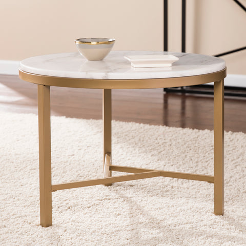 Image of Small space ready cocktail table or oversized accent table Image 1
