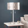 Round table lamp w/ shade Image 1