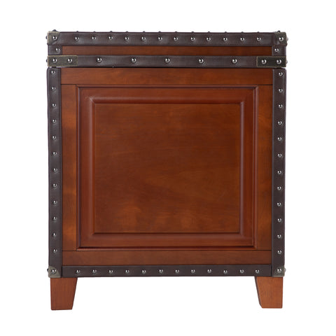 Image of Trunk style end table w/ storage Image 5