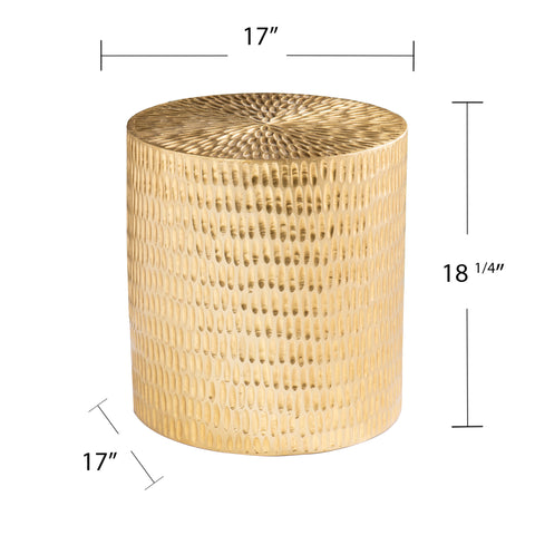 Image of Modern round side table Image 6
