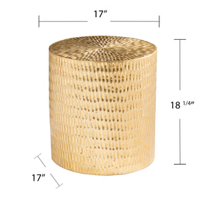 Modern round side table Image 6