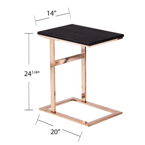 Image of Modern task table w/ metal base Image 7