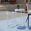 Pair of matching outdoor accent tables Image 1