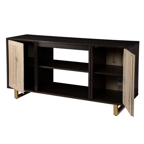 Image of Low-profile TV stand w/ storage Image 8