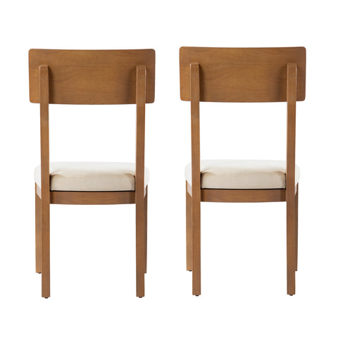 Image of Pair of farmhouse dining chairs Image 7