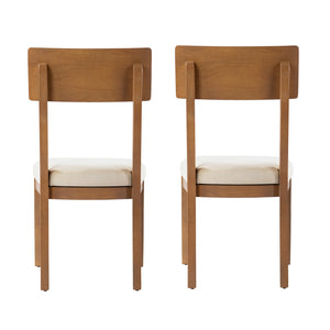 Pair of farmhouse dining chairs Image 7