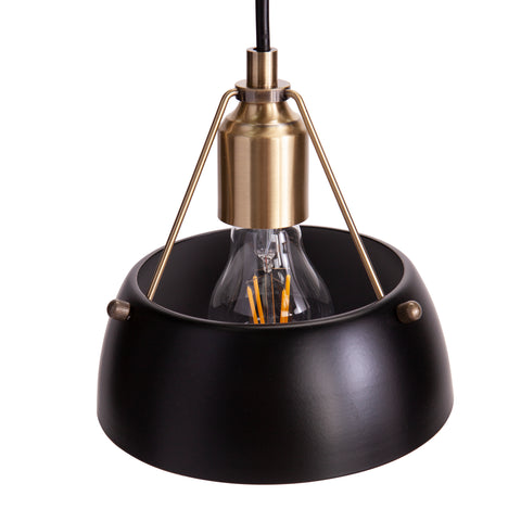 Image of Pendant lamp w/ 3 hanging lights Image 7