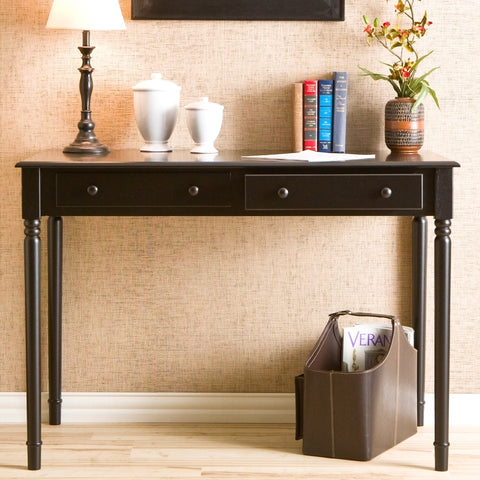 Image of Slim design offers 2 drawers for convenient storage Image 1