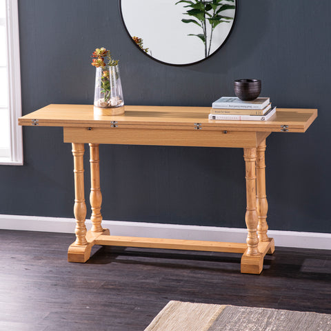 Convertible console to dining table Image 10