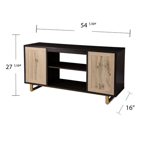 Image of Low-profile TV stand w/ storage Image 9