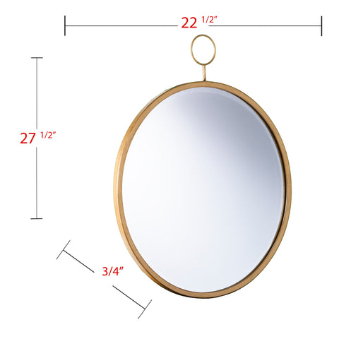 Round decorative wall mirror Image 9