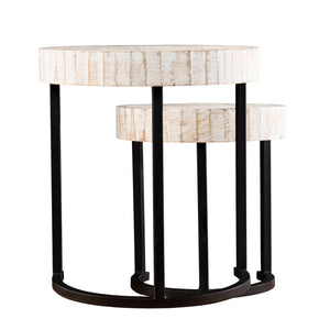 Pair of nesting accent tables Image 5
