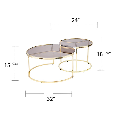Image of Nesting accent table set Image 2