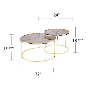 Nesting accent table set Image 2