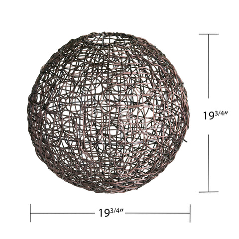 Round pendant shade w/ woven look Image 6
