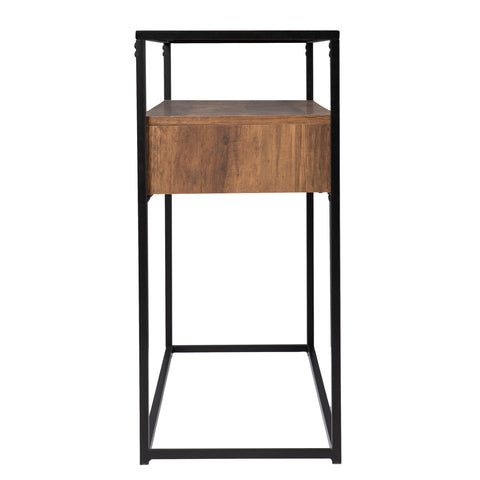Image of Industrial console table w/ glass top Image 5