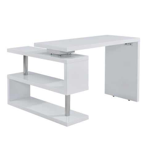 Image of Multifunctional swing desk w/ shelves Image 9