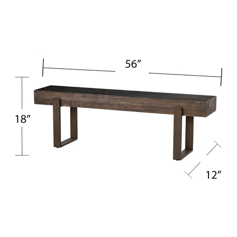 Multifunctional bench seating w/ reclaimed wood seat Image 8