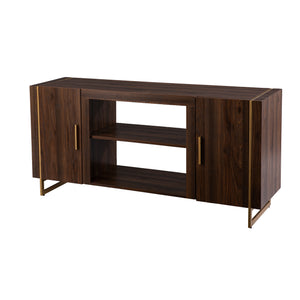 Media console w/ gold accents Image 9
