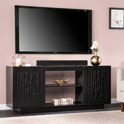 Image of Modern TV stand w/ storage Image 1