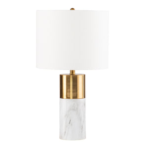 Two-tone table lamp w/ shade Image 3