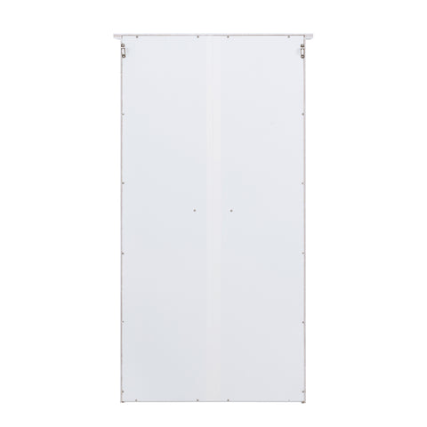 Image of Window Pane Media Cabinet - White