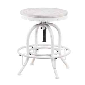 Stool adjusts from casual seating to counter height Image 5